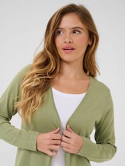 Kaffe Green Fenia Astrid Open Cardigan - Image 4 of 6