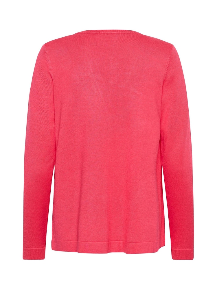 Kaffe Red Fenia Astrid Open Cardigan - Image 6 of 6 Kaffe Red Fenia Astrid Open Cardigan - Image 6 of 6