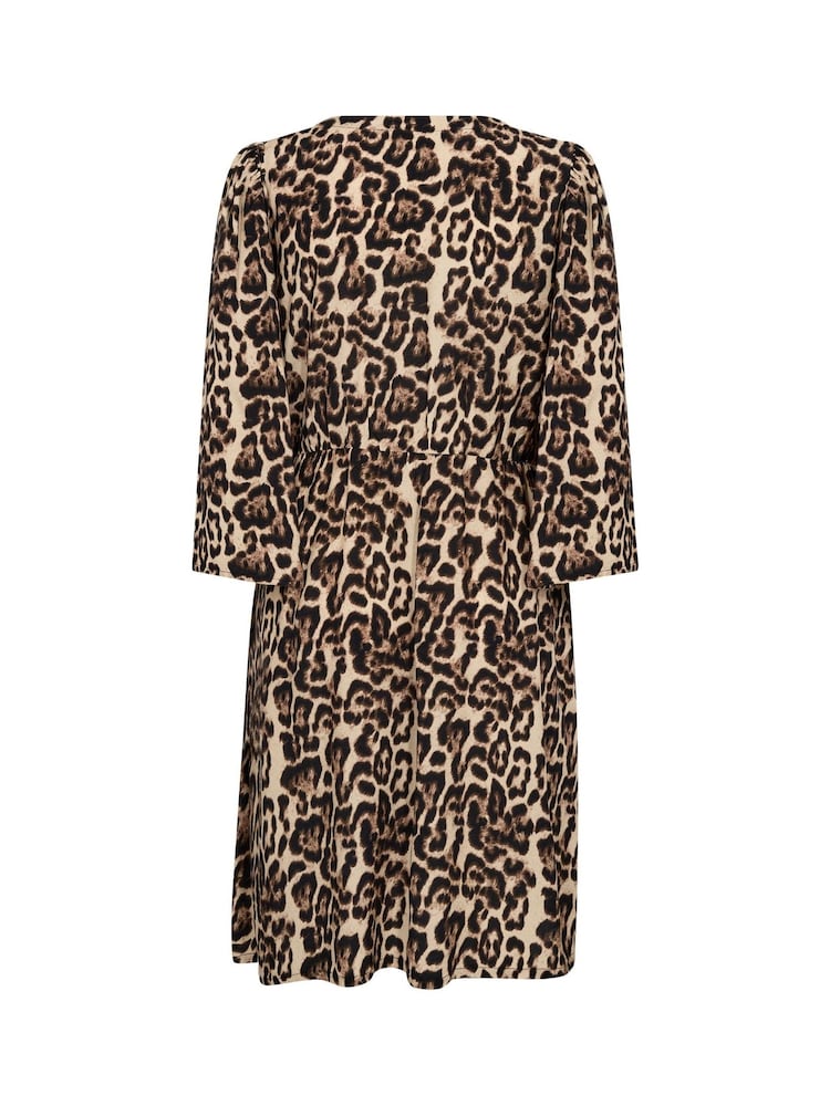 Kaffe Natural A Fashionable Fit and Flare Dress - Image 6 of 6