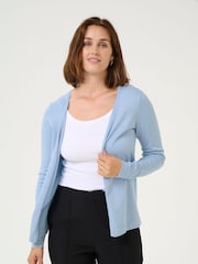 Kaffe Blue Fenia Astrid Open Cardigan - Image 1 of 6
