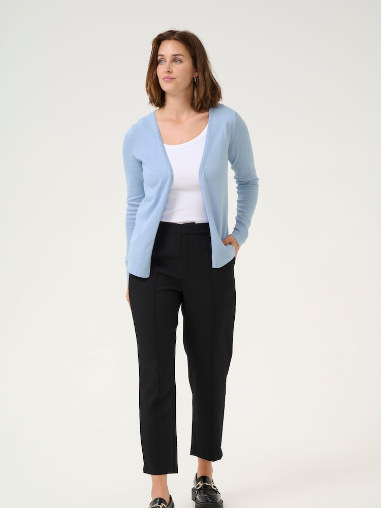 Kaffe Blue Fenia Astrid Open Cardigan - Image 2 of 6