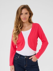 Kaffe Red Astrid Long Sleeve Bolero - Image 1 of 6