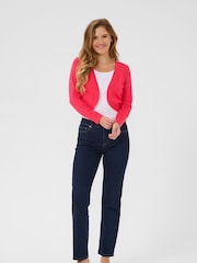 Kaffe Red Astrid Long Sleeve Bolero - Image 2 of 6