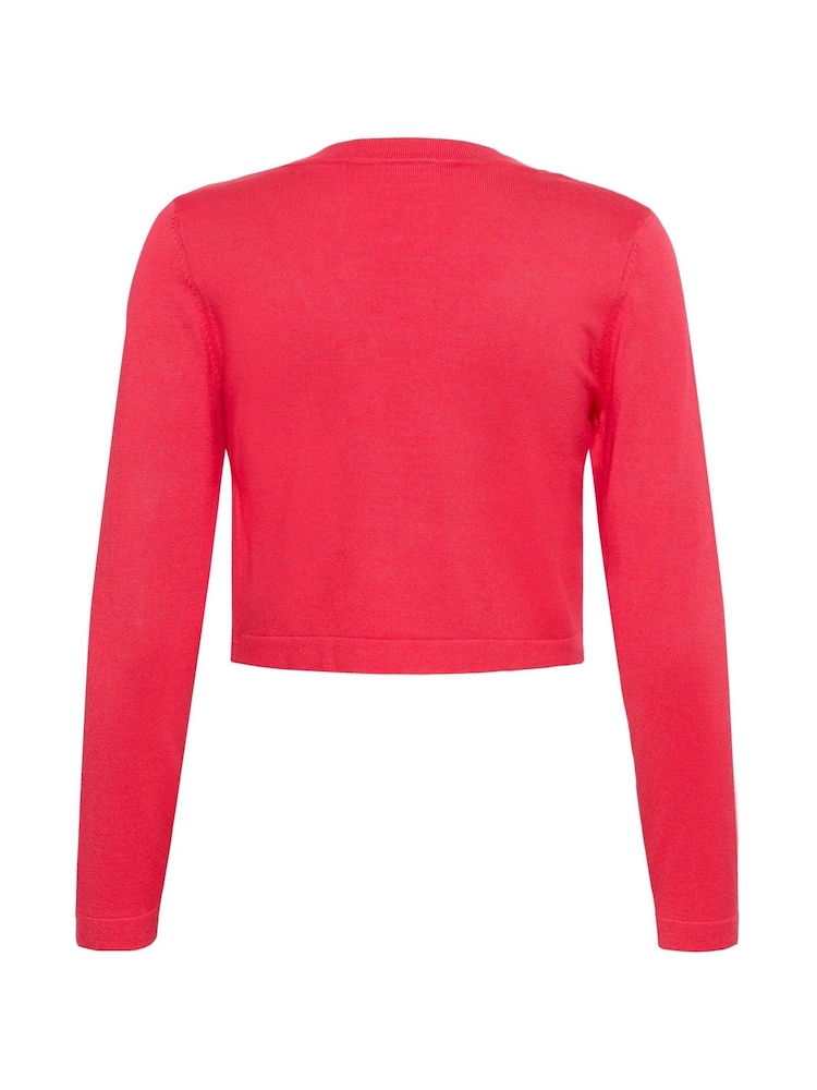 Kaffe Red Astrid Long Sleeve Bolero - Image 6 of 6