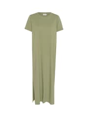 Kaffe Green Celina Full Length T-Shirt 100% Cotton Dress - Image 4 of 5