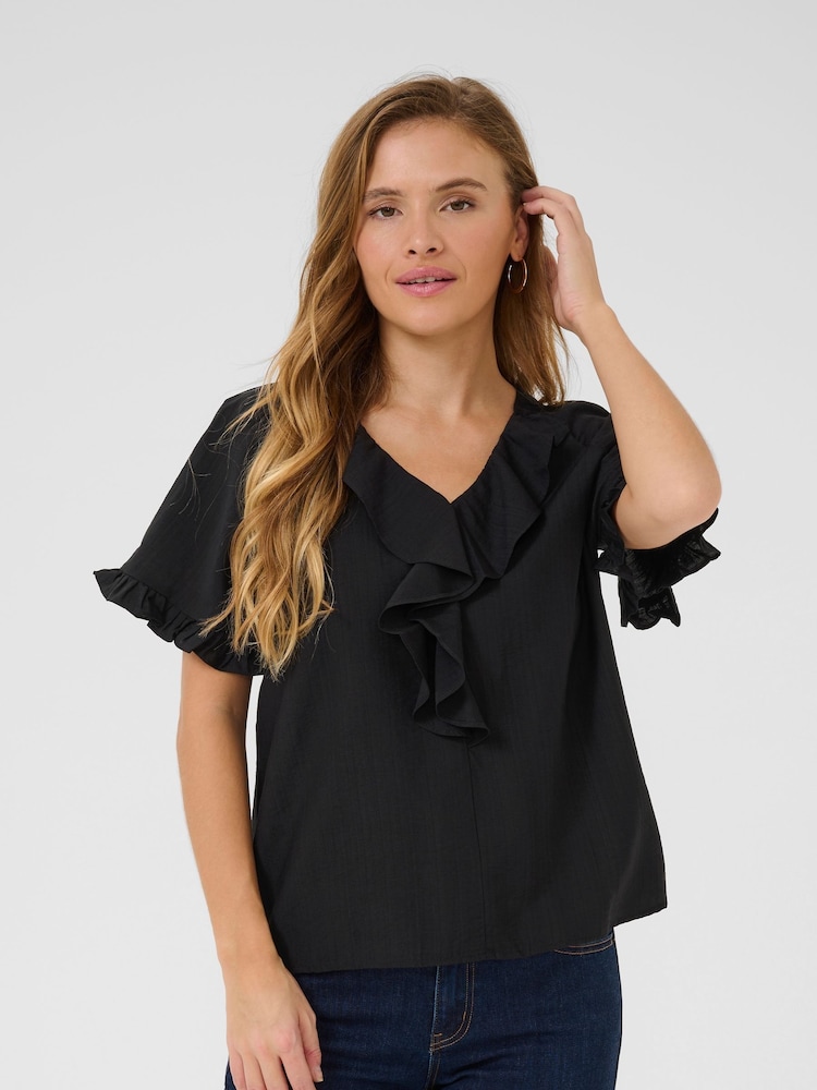 Kamariana Ruffle Detail Blouse - Image 1 of 5 Kamariana Ruffle Detail Blouse - Image 1 of 5
