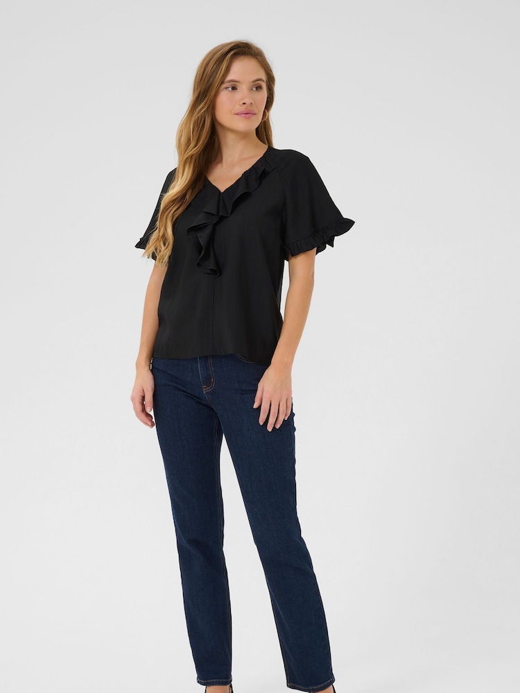Kamariana Ruffle Detail Blouse - Image 2 of 5 Kamariana Ruffle Detail Blouse - Image 2 of 5