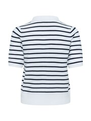 Kaffe Blue Chic Striped Polo Pullover Jumper - Image 5 of 5