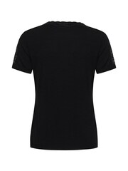 Kaffe Lace detail Black T-Shirt - Image 5 of 5