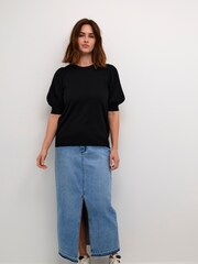 Kaffe Lone Slim Fit Half Sleeve Pullover Jumper - Image 3 of 5