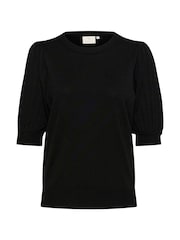 Kaffe Lone Slim Fit Half Sleeve Pullover Jumper - Image 4 of 5