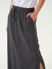 Kaffe Grey KAmilia Midi Skirt - Image 4 of 6