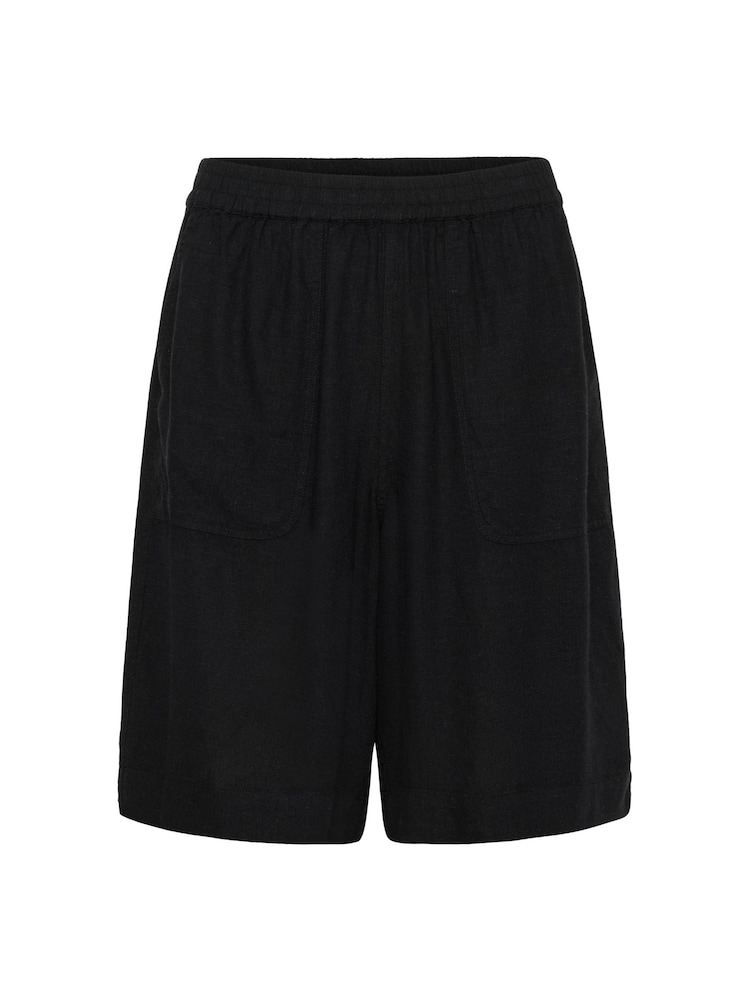 Kaffe Stylish and versatile KAmilia Black Shorts - Image 1 of 2 Kaffe Stylish and versatile KAmilia Black Shorts - Image 1 of 2