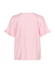 Kaffe Pink Kamariana Ruffle Detail Blouse - Image 5 of 5