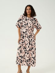 Kaffe Stylish Midi Black Dress - Image 1 of 5