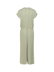 Kaffe Green KAmira Plain Weave Jumpsuit - Image 5 of 5