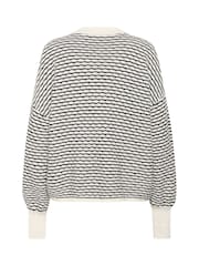 Kaffe KAellery Crew Neck Casual Fit Pullover Black Jumper - Image 5 of 5