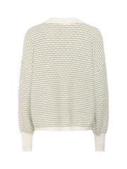 Kaffe Green KAellery Crew Neck Casual Fit Pullover Jumper - Image 4 of 4