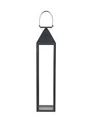 Pacific Lifestyle Black Glass Tall Medium Lantern - Image 5 of 5
