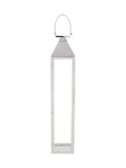 Pacific Lifestyle Silver Glass Tall Large Lantern - Image 4 of 4