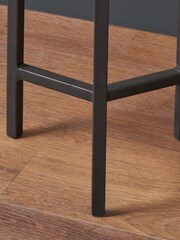 Pacific Lifestyle Black Metal Floor Small Planter - Image 2 of 5