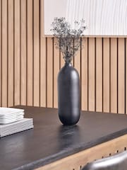 Pacific Lifestyle Black Metal Bullet Vase - Image 1 of 5