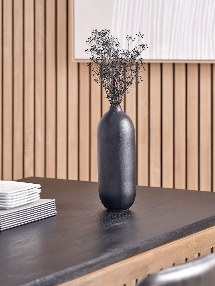 Pacific Lifestyle Black Metal Bullet Vase - Image 1 of 5