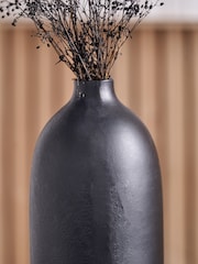 Pacific Lifestyle Black Metal Bullet Vase - Image 2 of 5