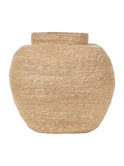 Pacific Lifestyle Natural Seagrass Urn Shaped Basket - Image 4 of 5