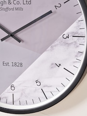 Pacific Lifestyle Black Metal Printed Face Wall Clock - Image 4 of 6