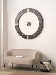 Pacific Lifestyle Black 2 Piece Open Wall Clocks - Image 1 of 6