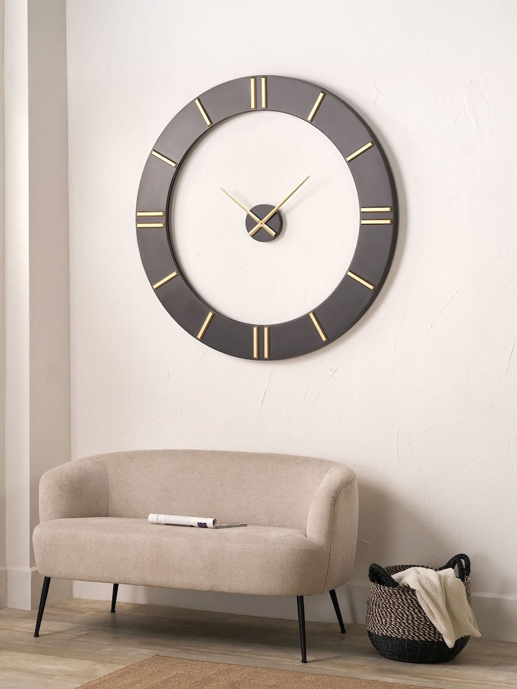 Pacific Lifestyle Black 2 Piece Open Wall Clocks - Image 1 of 6