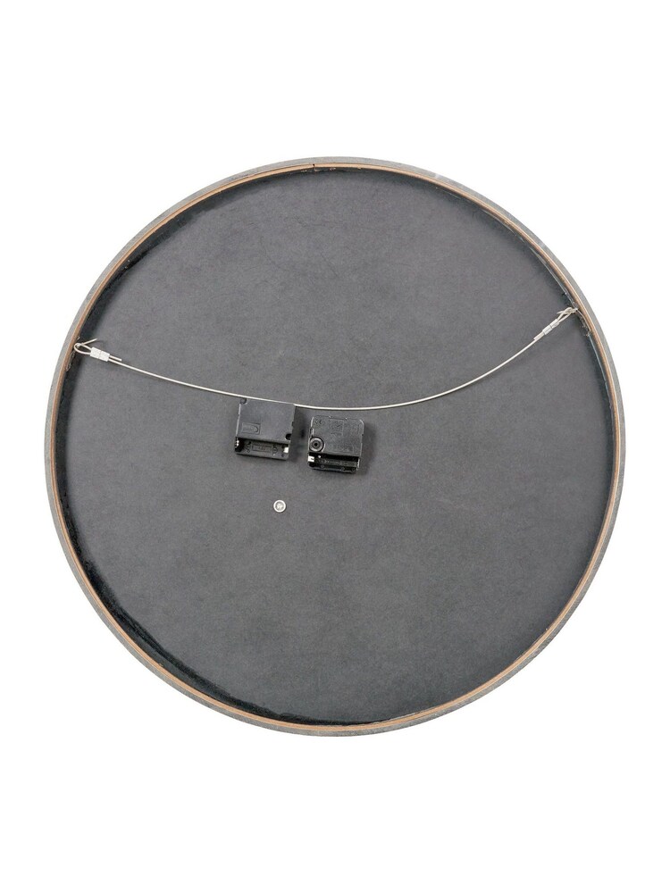 Pacific Lifestyle Black Metal Working Cog Wall Clock - Image 6 of 6 Pacific Lifestyle Black Metal Working Cog Wall Clock - Image 6 of 6