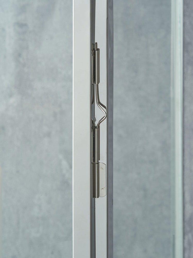 Pacific Lifestyle Silver Glass Lantern - Image 2 of 4