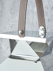 Pacific Lifestyle Silver Glass Lantern - Image 3 of 4