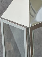 Pacific Lifestyle Silver Glass Tall Medium Lantern - Image 4 of 4