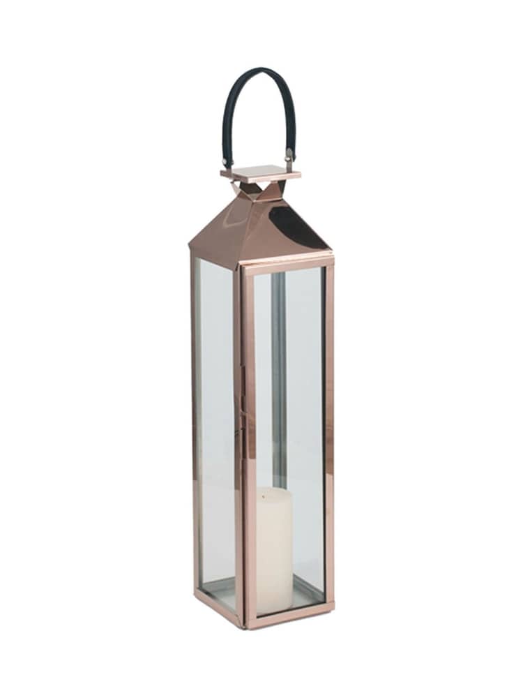 Pacific Lifestyle Copper Glass Medium Lantern - Image 2 of 2