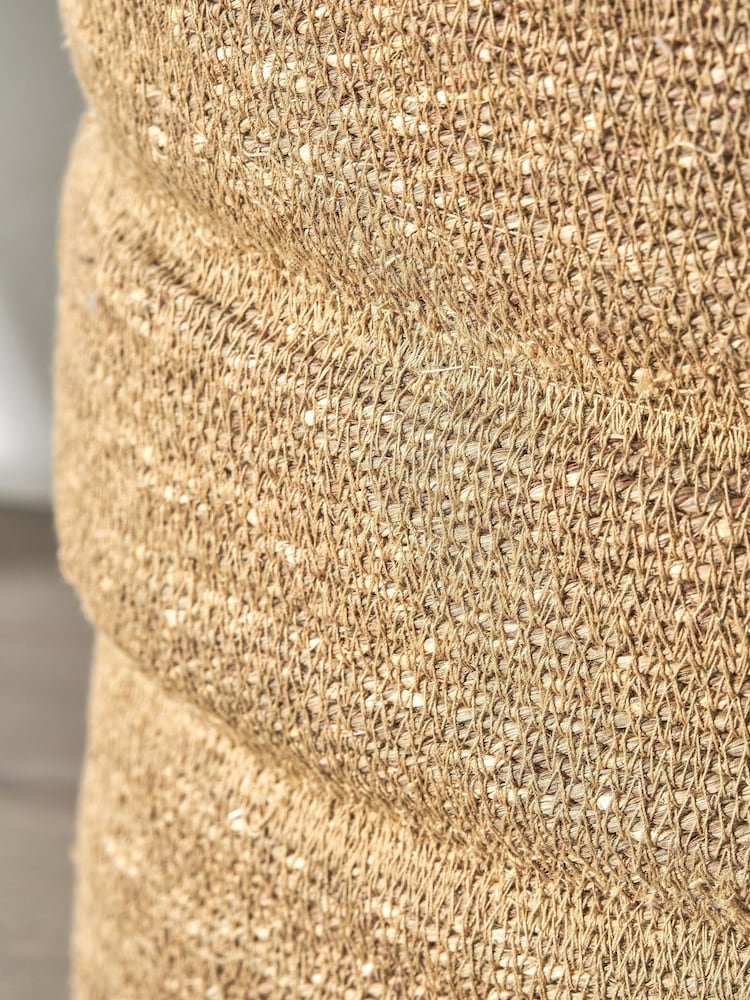 Pacific Lifestyle Natural Seagrass Ribbed Basket - Image 2 of 6