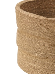 Pacific Lifestyle Natural Seagrass Ribbed Basket - Image 6 of 6