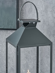 Pacific Lifestyle Black Glass Lantern - Image 2 of 4
