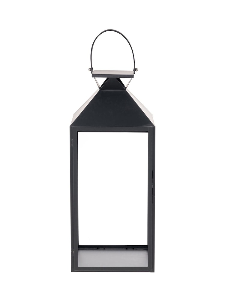 Pacific Lifestyle Black Glass Lantern - Image 4 of 4