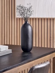 Pacific Lifestyle Black Metal Bullet Tall Vase - Image 1 of 5