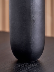 Pacific Lifestyle Black Metal Bullet Tall Vase - Image 3 of 5