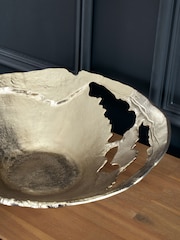 Pacific Lifestyle Gold Cast Metal Decorative Bowl - Image 2 of 6