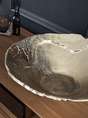Pacific Lifestyle Gold Cast Metal Decorative Bowl - Image 3 of 6