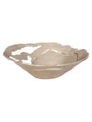Pacific Lifestyle Gold Cast Metal Decorative Bowl - Image 5 of 6