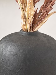 Pacific Lifestyle Black Fibrestone Decorative Vase Tall - Image 2 of 5