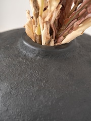 Pacific Lifestyle Black Fibrestone Decorative Vase Tall - Image 4 of 5