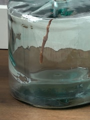 Pacific Lifestyle Clear Glass Bottle Vase - Image 3 of 6
