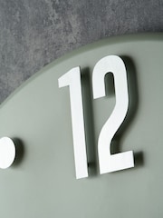 Pacific Lifestyle Grey Metal Retro Wall Clock - Image 2 of 6